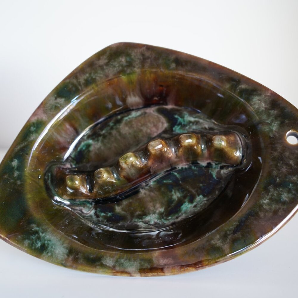 Beauce Pottery Ashtray Quebec Pottery Vintage 1970s 712-A Mid Century Modern